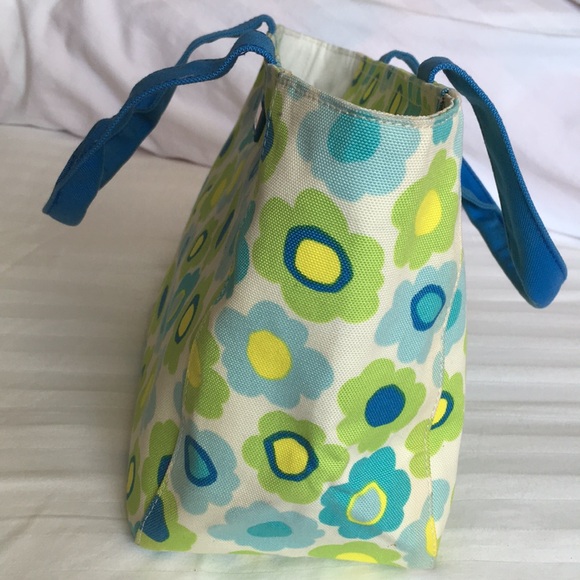 Jim Thompson Multicolor Floral Canvas Handbag - Picture 8 of 15